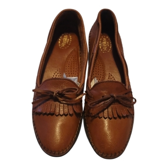 Dexter USA Leather Tassel Loafers Womens 10M Kiltie Moccasin Vintage Comfort - Picture 10 of 13